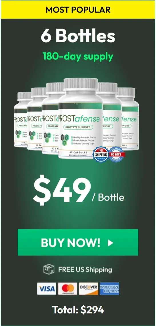 ProstAfense price 6 bottle